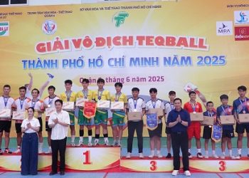 100 VĐV tranh tài tại giải Teqball vô địch TPHCM năm 2025