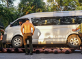 Người dân trầm trồ khi thấy Cảnh sát đặc nhiệm đu dây, biểu diễn mô tô đặc chủng
