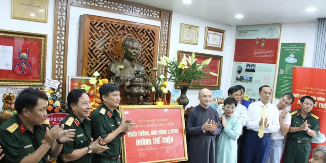 TP.HCM khánh thành Không gian tưởng niệm Thiếu tướng Hoàng Thế Thiện giáo dục thế hệ trẻ