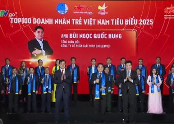 CEO CareerViet Bùi Ngọc Quốc Hưng ghi dấu ấn tại giải thưởng Sao Đỏ – Doanh nhân trẻ Việt Nam