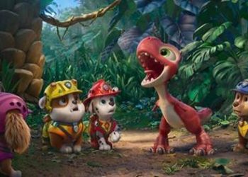 Trailer mới của PAW PATROL: PHIM KHỦNG LONG gây sốt với chú khủng long mới siêu đáng yêu cùng thế giới tiền sử hoành tráng